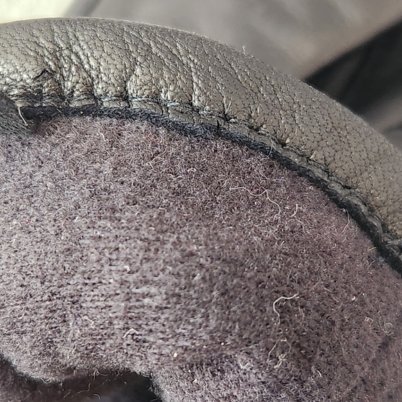 Isotoner gloves women's S black leather Thinsulate 3M lining classic new $60 - Picture 6 of 10